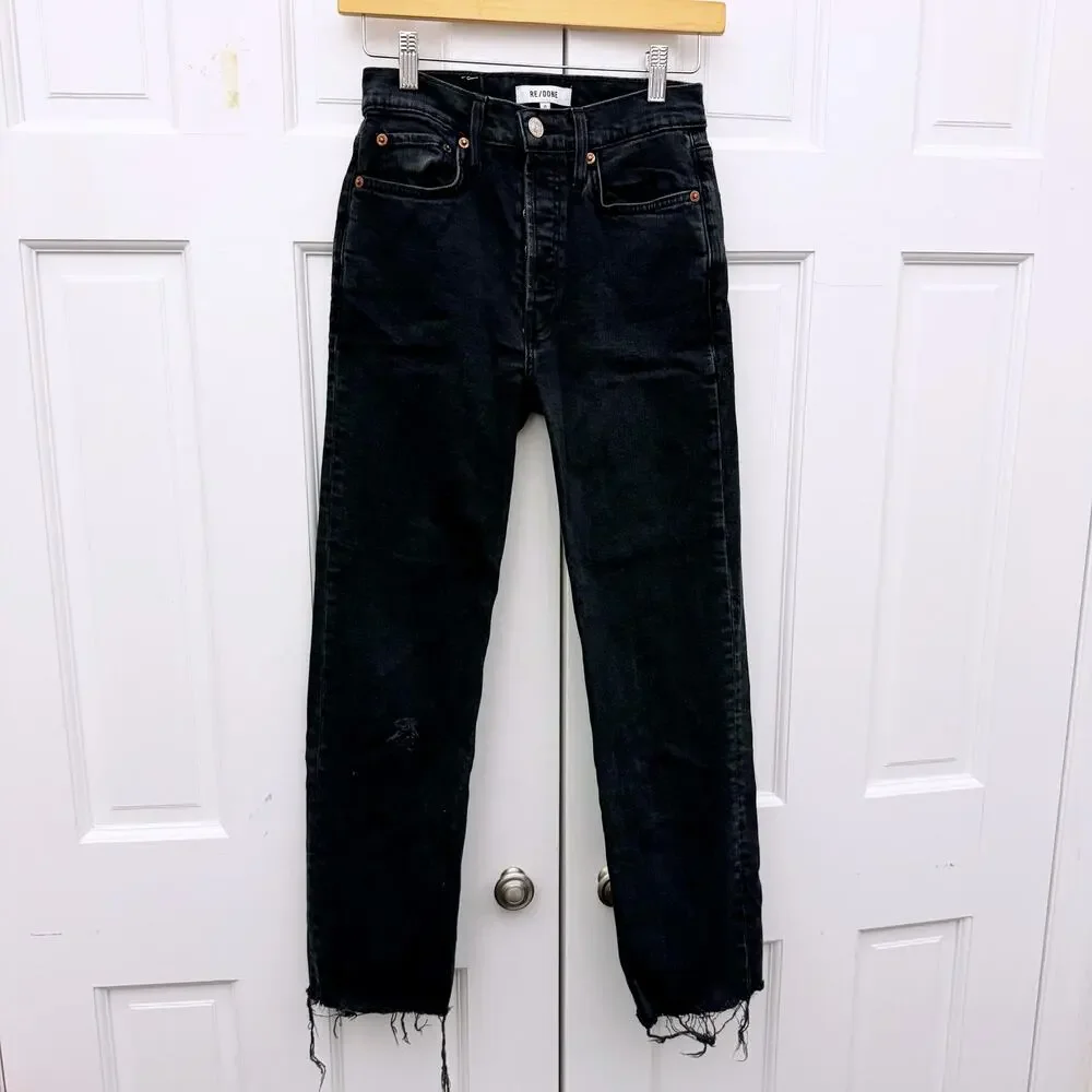RE/DONE 70s High-Rise Stove Pipe Jeans